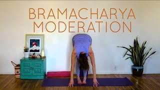 BRAHMACHARYA – moderation Yoga Philosophy in Practice [upl. by Calley]