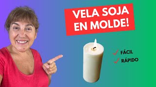 Como Hacer VELAS DE SOJA en MOLDE [upl. by Tess]