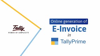 How to Generate eInvoices Online  TallyHelp [upl. by Neved]