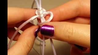 Tutorial Como hacer nudo corredizo de macramé [upl. by Penoyer788]