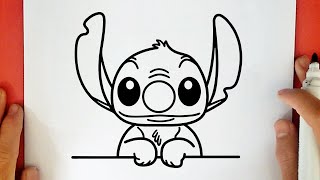 HOW TO DRAW STITCH [upl. by Cecilla]