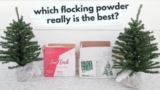 What is the Best Christmas Tree Flocking A HeadtoHead Test [upl. by Andra]