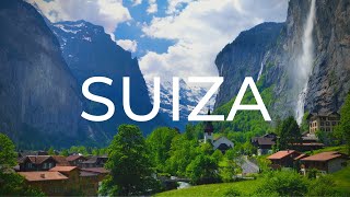 Paisajes de Suiza  Pueblos Ciudades y Montañas  4K Ultra HD [upl. by Von]