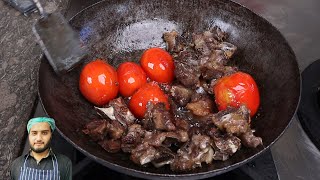 Charsi Mutton Karahi  Namak Mandi Street Food Peshawar [upl. by Aicala86]