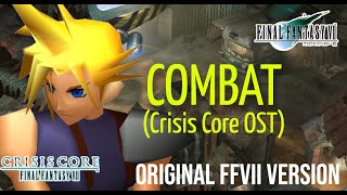 Crisis Core OST  original FFVII version Combat Squats battle [upl. by Suinotna]