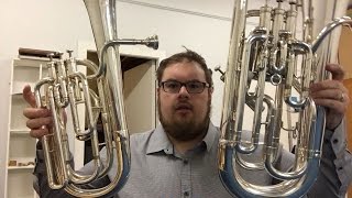 Baritone vs Euphonium  Comparison [upl. by Enaenaj]