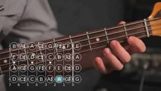 How to Play an F Minor Scale  Bass Guitar [upl. by Amena]