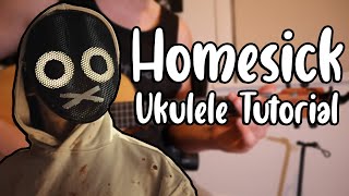 Homesick  BoyWithUke Ukulele Tutorial [upl. by Mochun130]