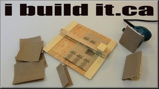 Easy To Make Sandpaper Cutter [upl. by Monson]