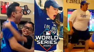 Dodgers Fan Reactions To World Series 2020 [upl. by Wootan819]