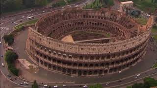 O Mundo Visto de Cima Itália Caserta até Tivoli via Roma Discovery HD Theater [upl. by Kerk369]