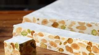 Torrone Italian Nut amp Nougat Confection – Great Valentine’s Day Treat [upl. by Aiynot429]