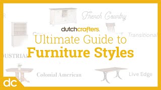 Furniture Styles Guide The Top 12 Furniture Styles [upl. by Caputto]