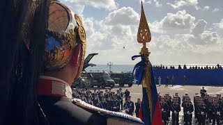 Napoli Mattarella alla cerimonia in occasione della Festa delle Forze Armate [upl. by Deloris431]