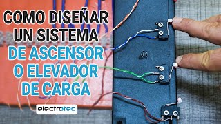 Aprende a diseñar y programar un sistema de ascensor y elevador de carga  Automatización [upl. by Henn367]