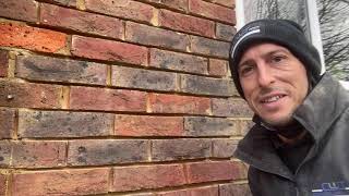 Bricklaying  How to Replace damaged bricks on walls [upl. by Platon]