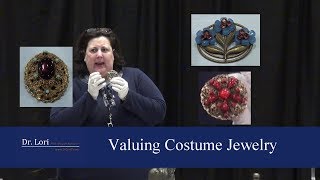 Valuing Costume Jewelry Pins Brooches more by Dr Lori [upl. by Vanthe]