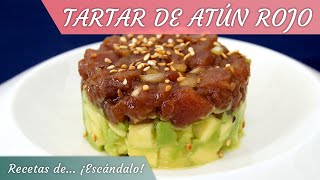 TARTAR DE ATÚN ROJO y aguacate delicioso y muy fácil [upl. by Flss]