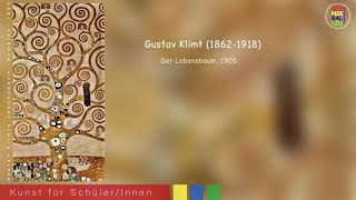 Kunst für SchülerInnen Gustav Klimt Der Lebensbaum [upl. by Aivonas]