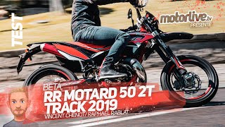 BETA RR MOTARD 50 2T TRACK  TEST MOTORLIVE [upl. by Kean]