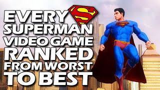 Every Superman Game Ranked From WORST To BEST [upl. by Helbonnah]