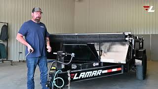 Replacing The Solenoid  Troubleshooting a Hydraulic Lamar Dump Trailer [upl. by Ydissahc]