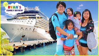 Were going on a Cruise Family Fun Vacation Trip with Ryans Family Review [upl. by Auohs]