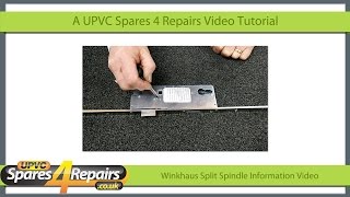 Winkhaus Multipoint Door Lock Split Spindle Information Video [upl. by Notrom]