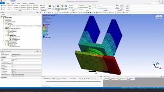 ThermoStructural Analysis in ANSYS Mechanical [upl. by Darraj]