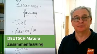 Deutsch Einleitung für eine Zusammenfassung schreiben [upl. by Nahgiem]