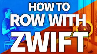 How to Row on Zwift with a Concept2 Rowing Machine [upl. by Heron]