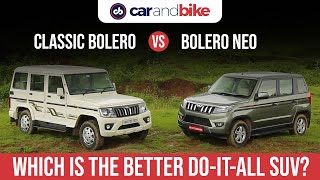 Mahindra Bolero Neo vs Mahindra Bolero Comparison Review [upl. by Hoeg]