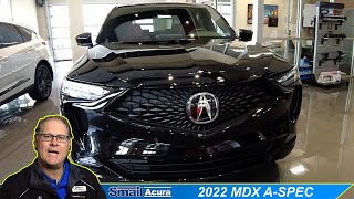 Redesigned 2022 Acura MDX ASpec Package Overview  Smail Acura [upl. by Trevor]