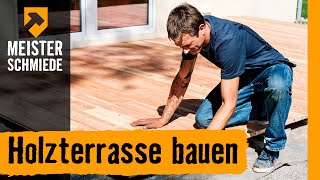 Holzterrasse bauen  HORNBACH Meisterschmiede [upl. by Iahs]