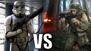 Stormtroopers vs Rebel Soldiers  Star Wars Versus [upl. by Amena811]