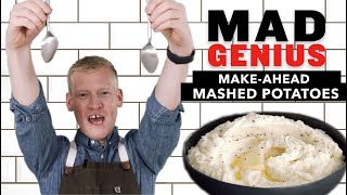 MakeAhead Creamy Mashed Potatoes  Mad Genius [upl. by Dessma]