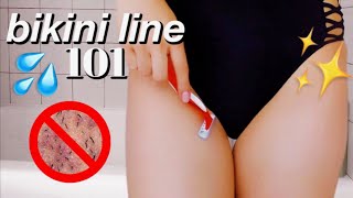 Bikini Line 101  How To Shave quotDOWN THEREquot Perfectly [upl. by Gnik784]