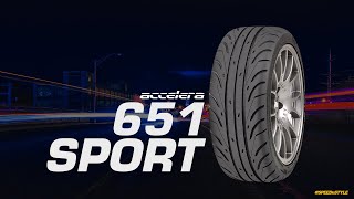 Accelera 651 Sport  Semi Slick Tires [upl. by Eelah930]