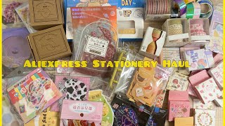 Huge Aliexpress Stationery Haul 🌼 [upl. by Santos]