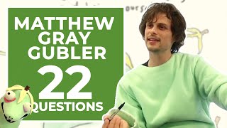 Matthew Gray Gubler Answers 22 Questions About Himself [upl. by Milicent]