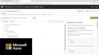 How to get started with GitHub Actions for Azure  Azure Tips and Tricks [upl. by Edd]