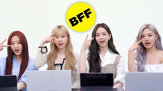 aespa Takes The BFF Test [upl. by Aidnyc241]