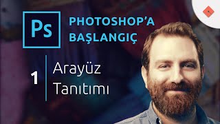 Photoshop Dersleri  Başlangıç 1  Arayüz Tanıtımı amp İlk Çizgimiz [upl. by Nariko]